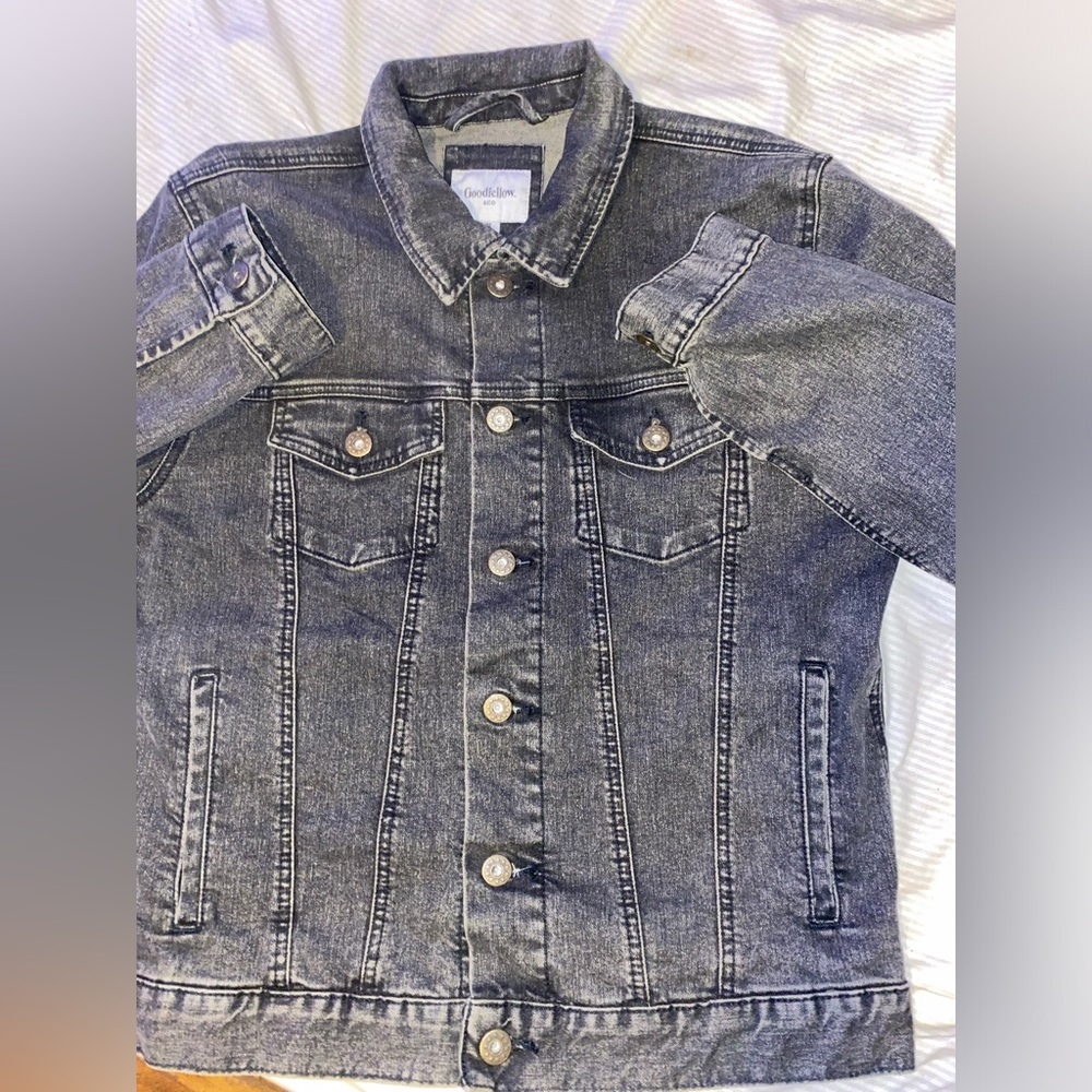 Gray jean jacket